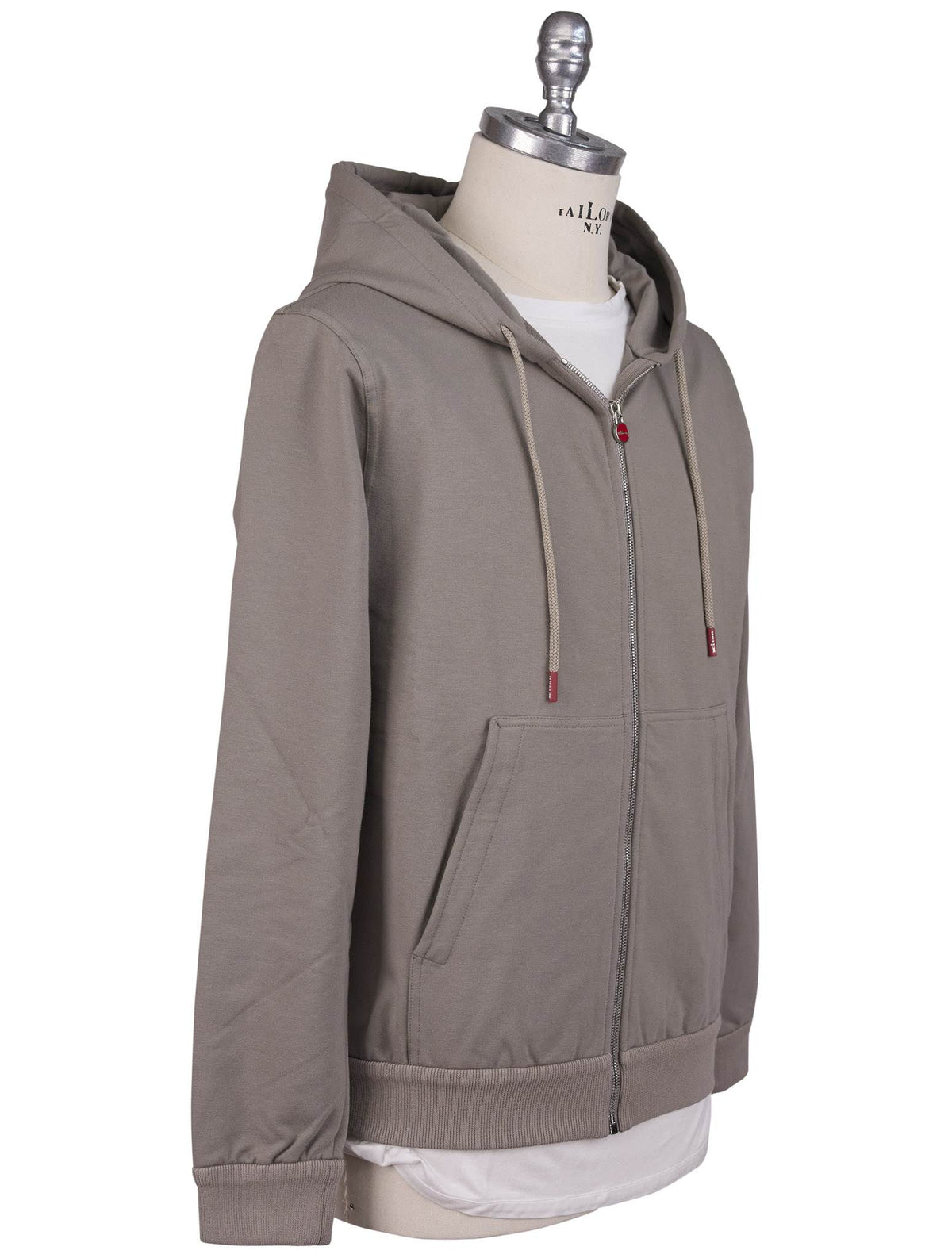 Kiton Taupe Cotton EA Tracksuit