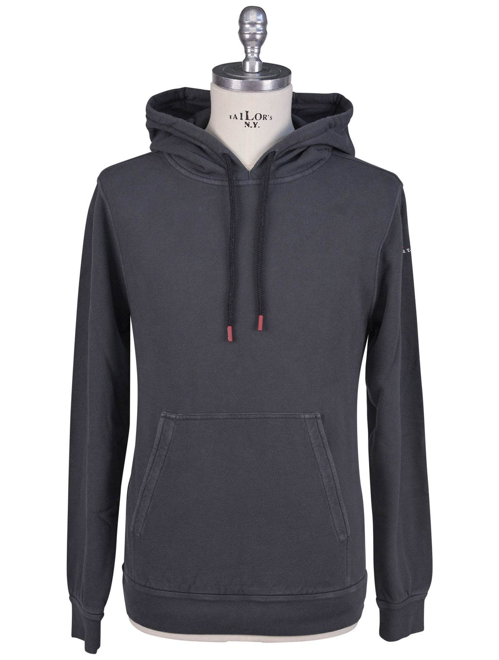 Kiton Kiton Gray Cotton Sweater Hood Gray 000