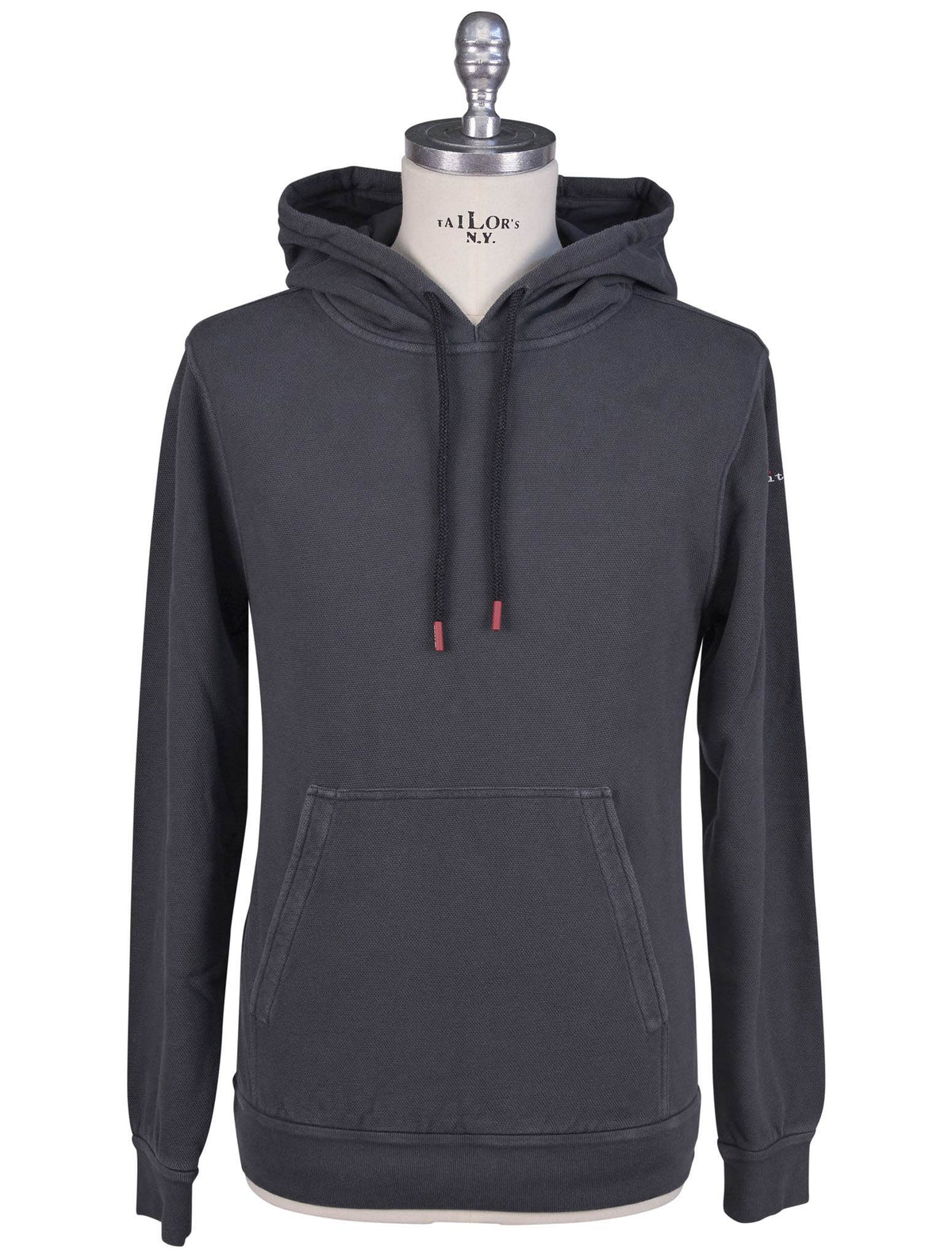 Kiton Kiton Gray Cotton Sweater Hood Gray 000