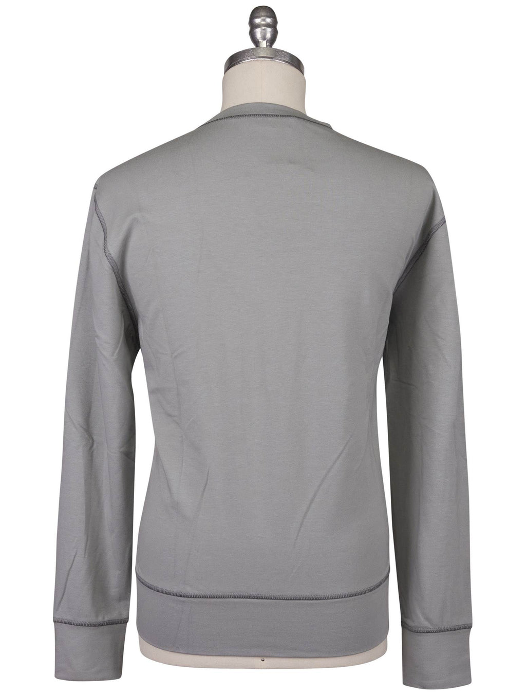 Kiton Multicolor Cotton EA Sweater Crewneck