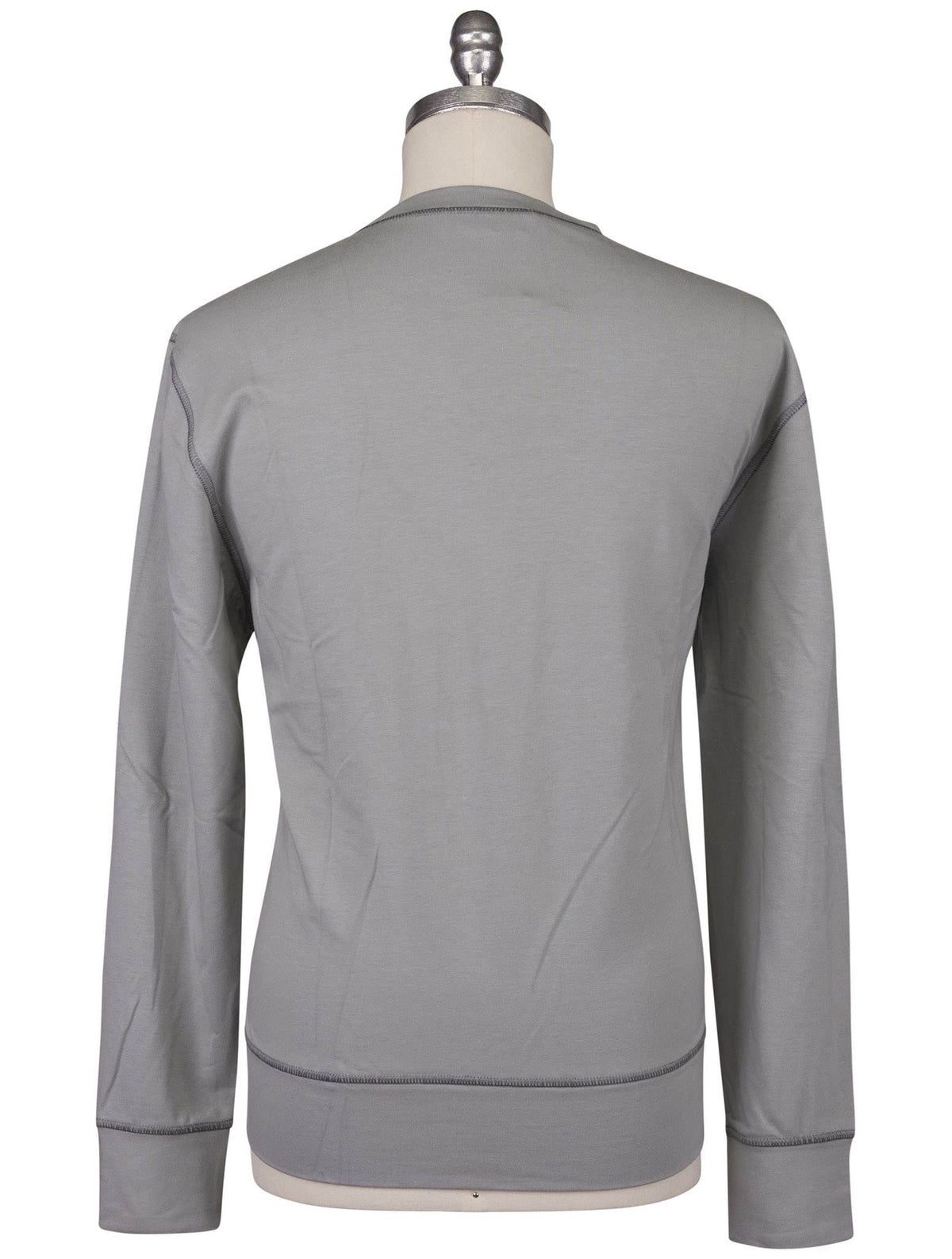 Kiton Multicolor Cotton EA Sweater Crewneck