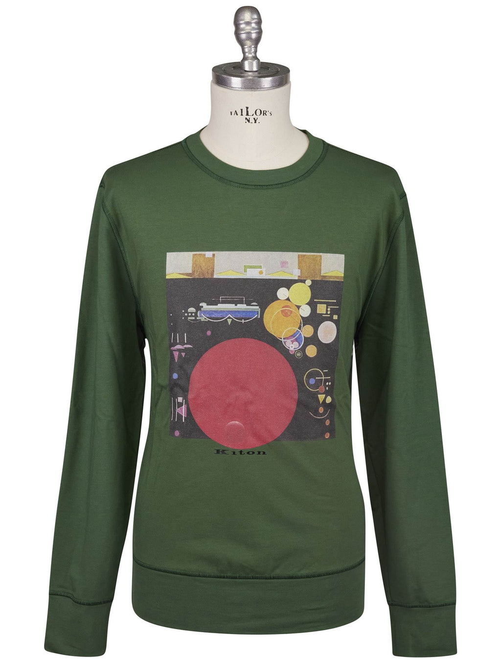 Kiton Kiton Multicolor Cotton EA Sweater Crewneck Multicolor 000