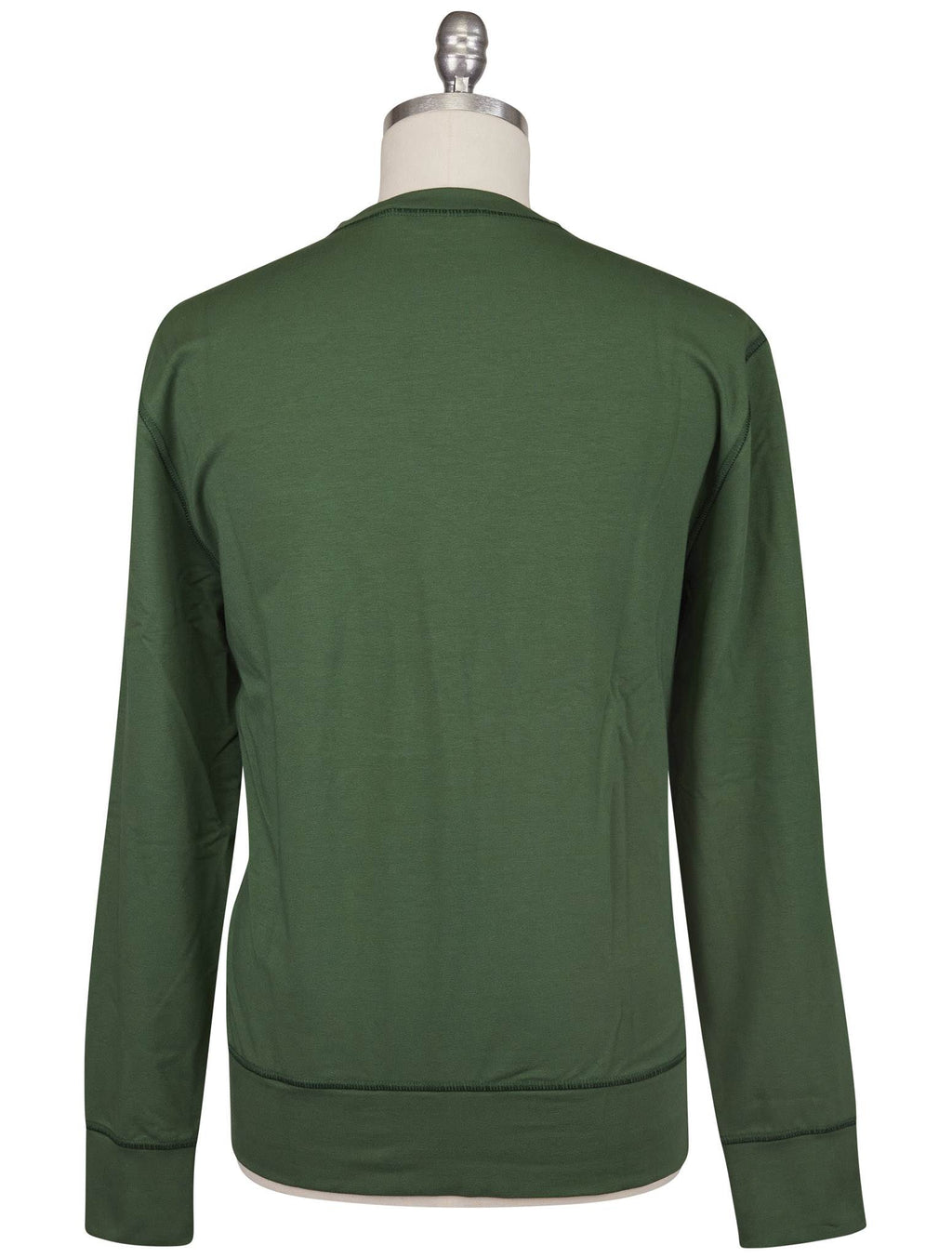 Kiton Multicolor Cotton EA Sweater Crewneck