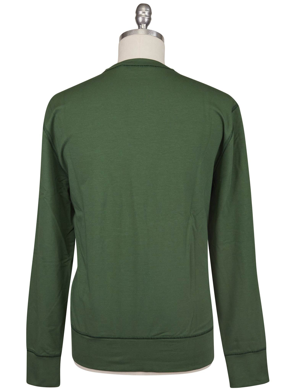 Kiton Multicolor Cotton EA Sweater Crewneck