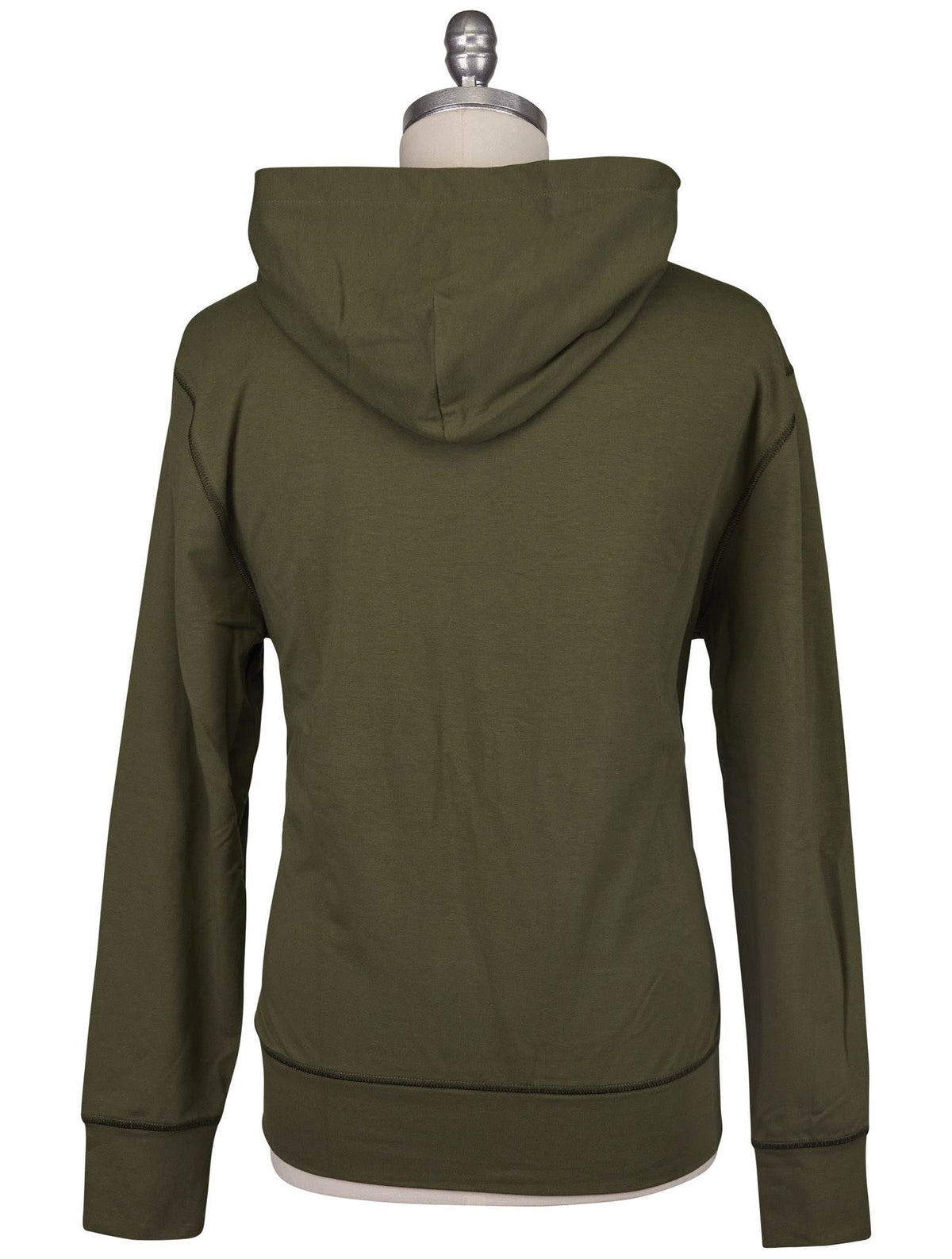 Kiton Green Red Cotton EA Sweater