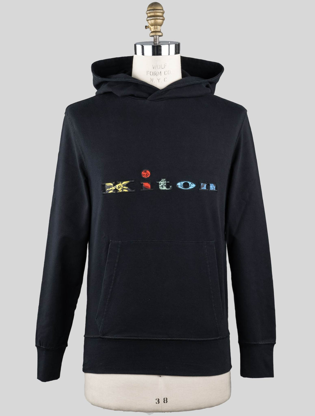 Kiton Black Cotton Ea Sweater