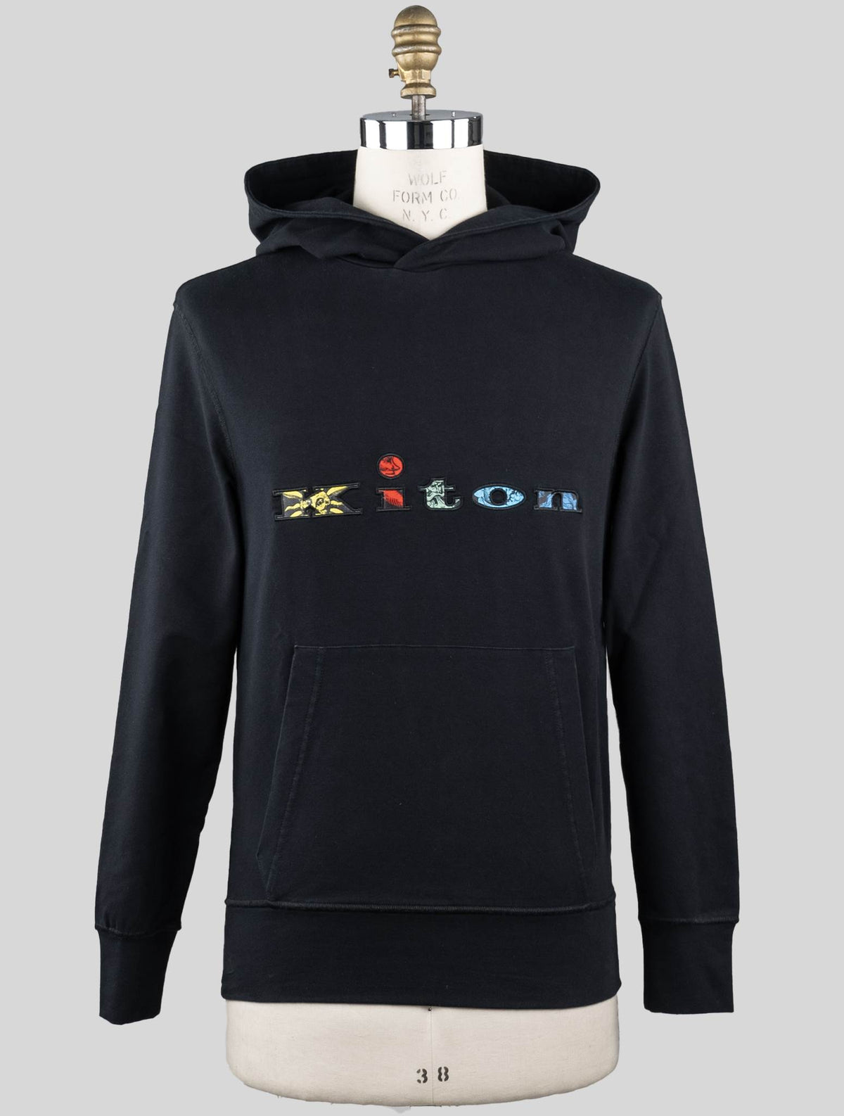 Kiton Kiton Black Cotton Ea Sweater Black 000