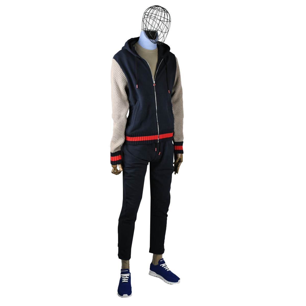 Kiton Multicolor Cotton Tracksuit