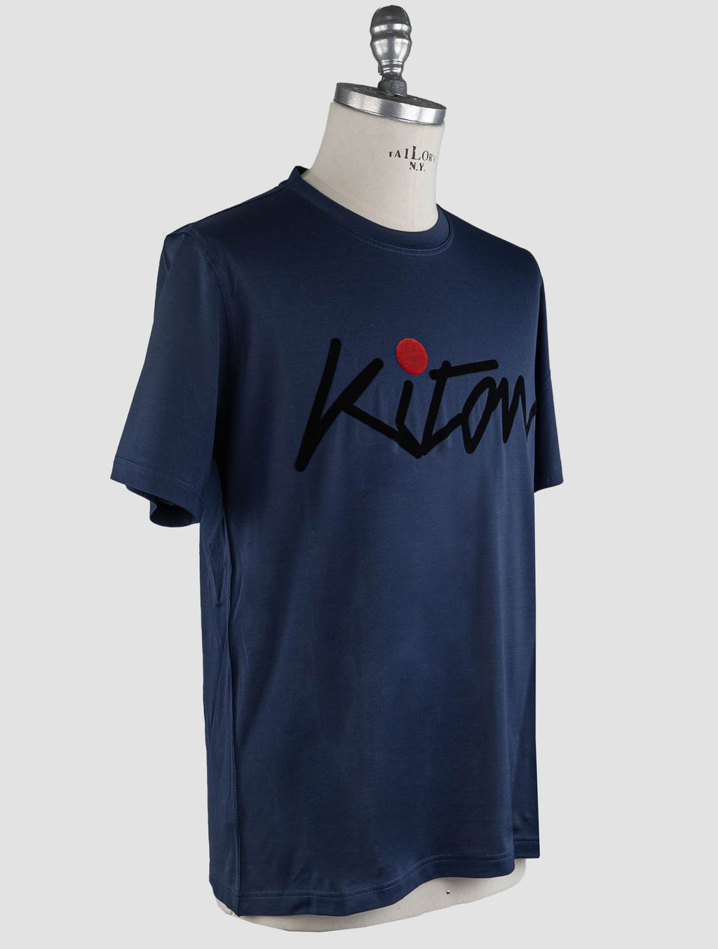 Kiton Kiton Blue Cotton T-Shirt Blue 001