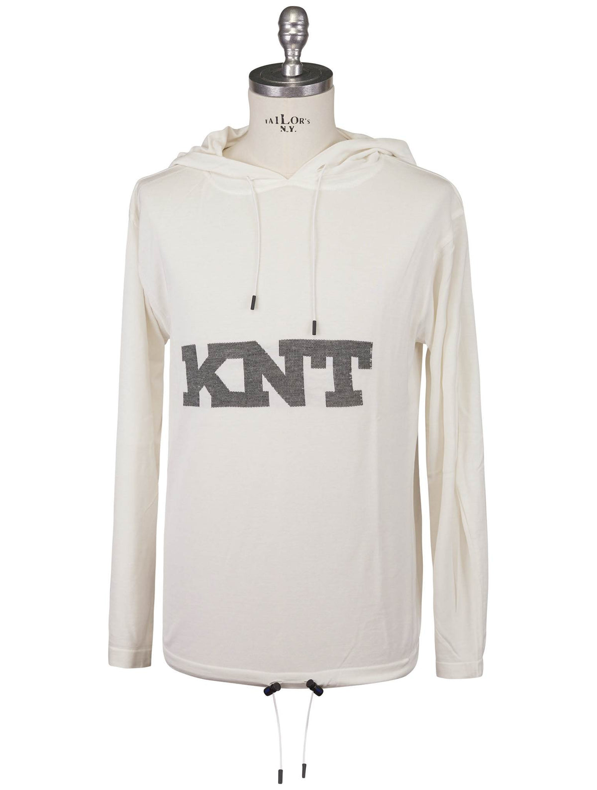 Kiton Knt White Cotton Sweater