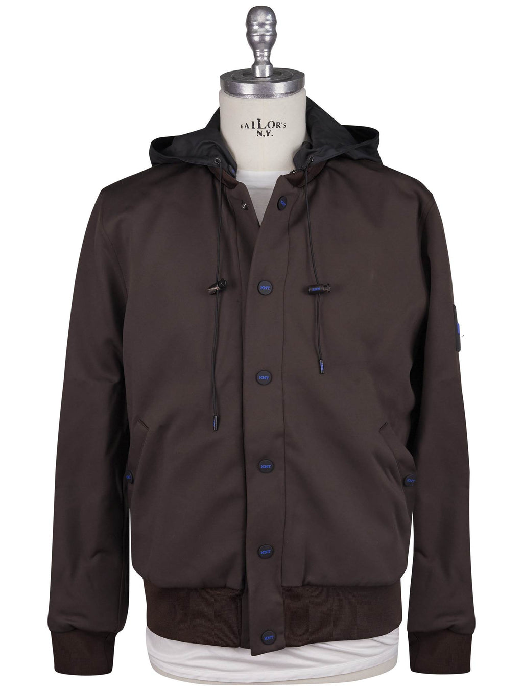 Kiton Kiton Knt Brown PL Cotton PA EA Coat Reverse Brown 000