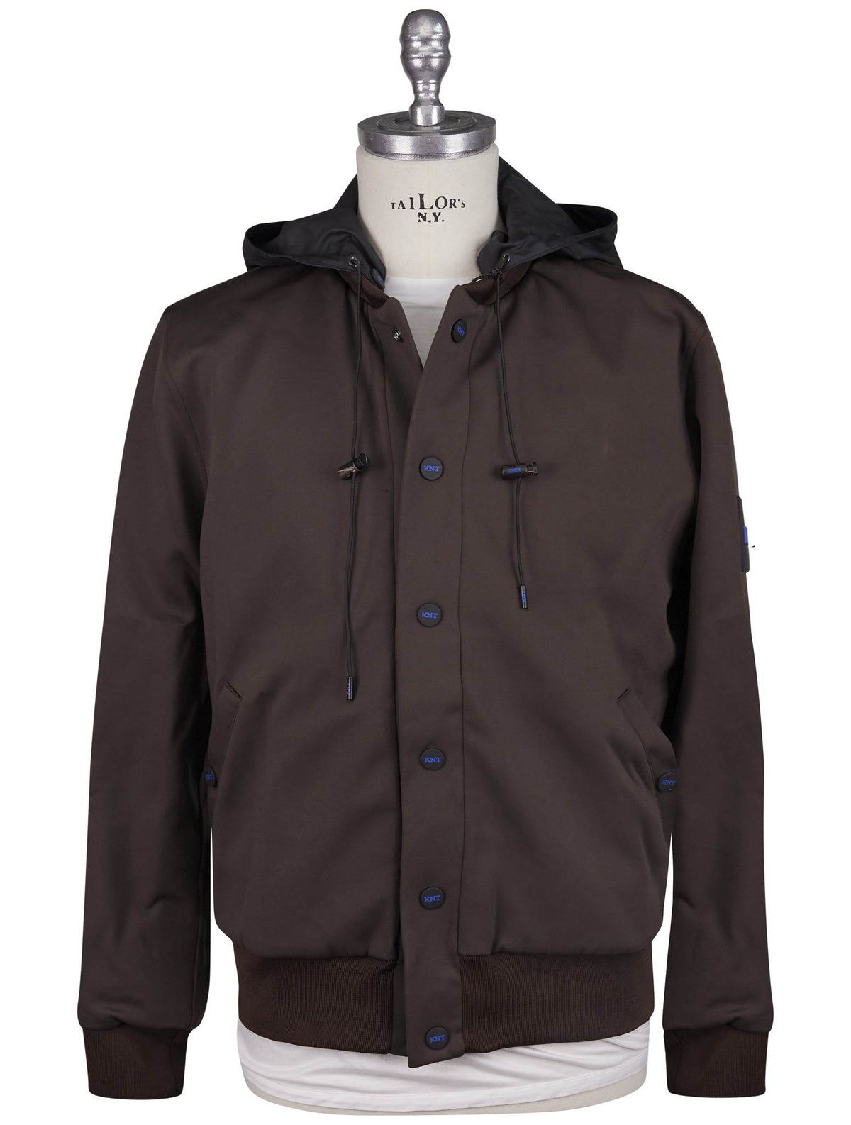 Kiton Kiton Knt Brown PL Cotton PA EA Coat Reverse Brown 000