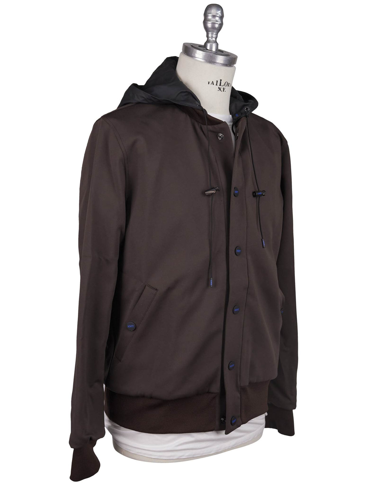 Kiton Kiton Knt Brown PL Cotton PA EA Coat Reverse Brown 001