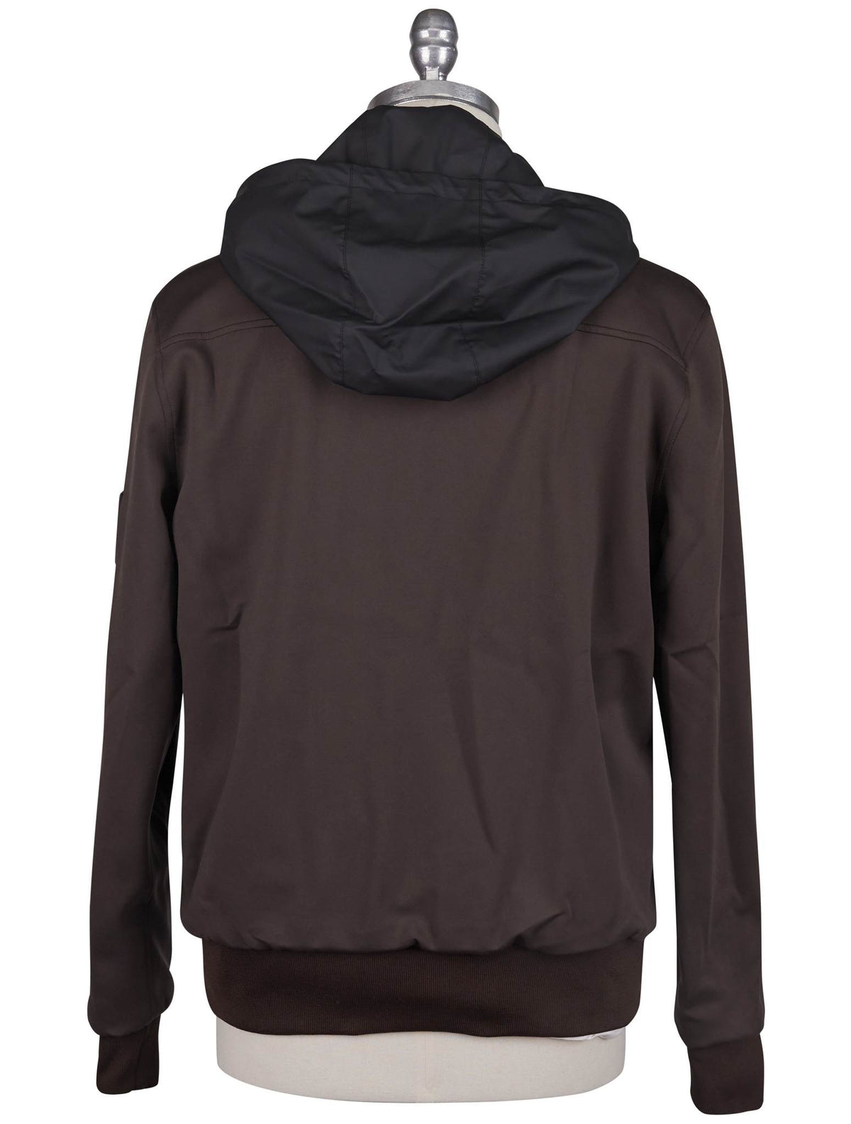 Kiton Knt Brown PL Cotton PA EA Coat Reverse