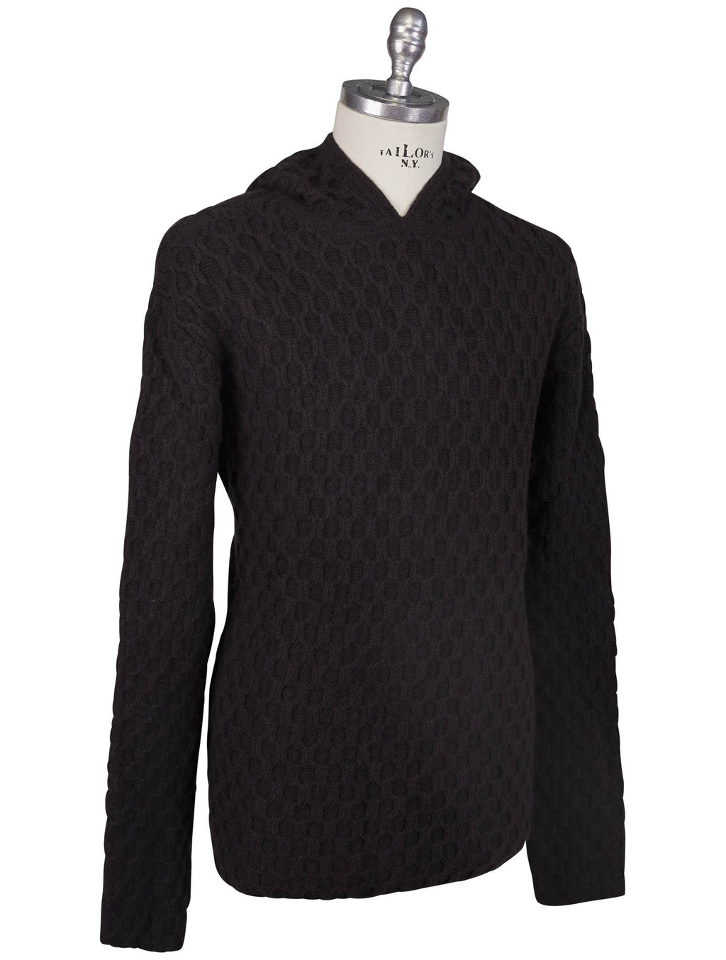KNT Kiton Knt Brown Wool Cashmere Sweater Brown 001