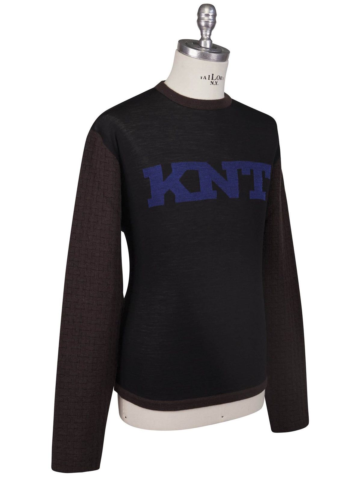KNT Kiton Knt Multicolor Wool Cashmere Sweater Crewneck Multicolor 001