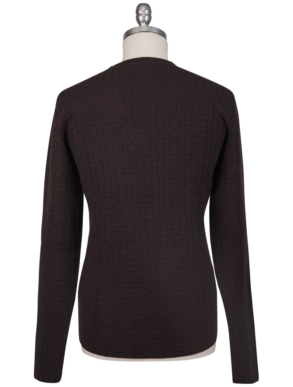 Kiton Knt Multicolor Wool Cashmere Sweater Crewneck