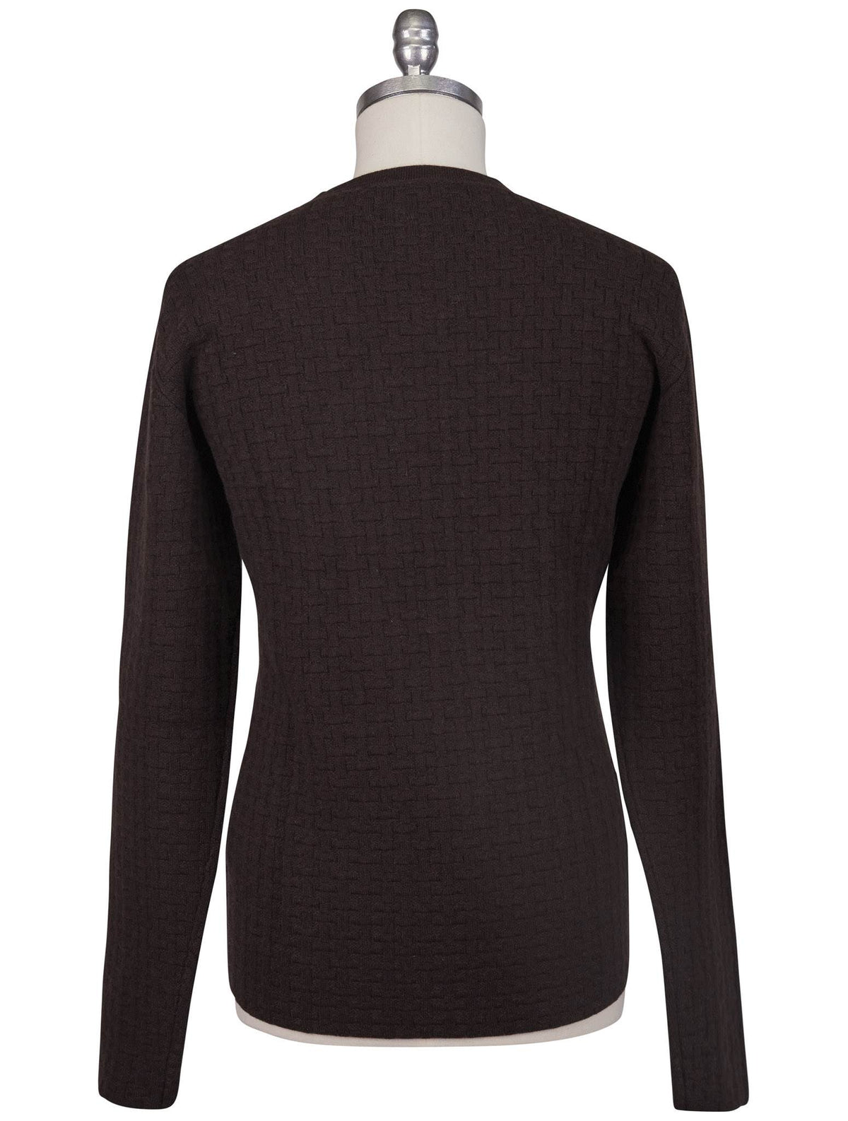 Kiton Knt Multicolor Wool Cashmere Sweater Crewneck