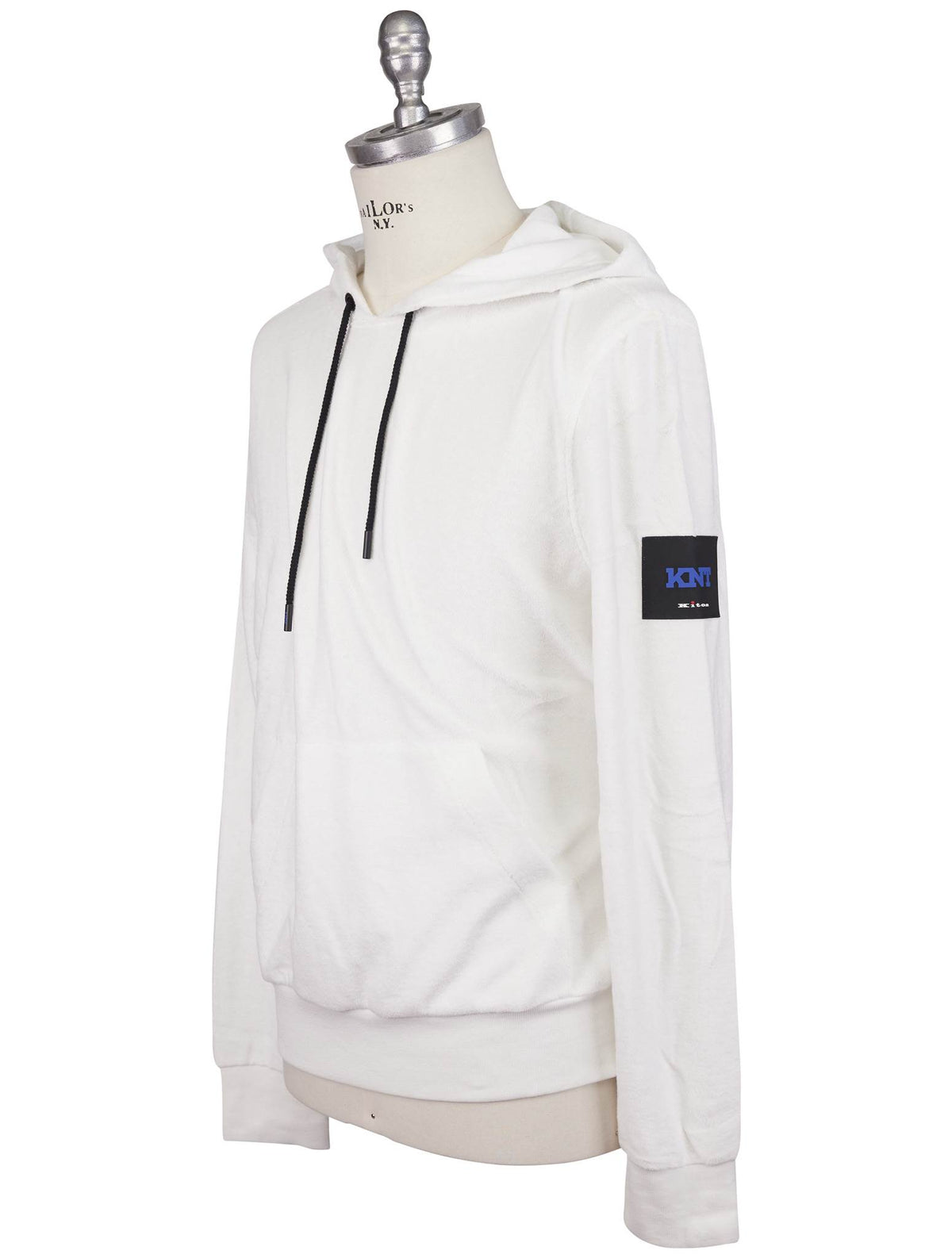 Kiton Knt White Cotton Sweater