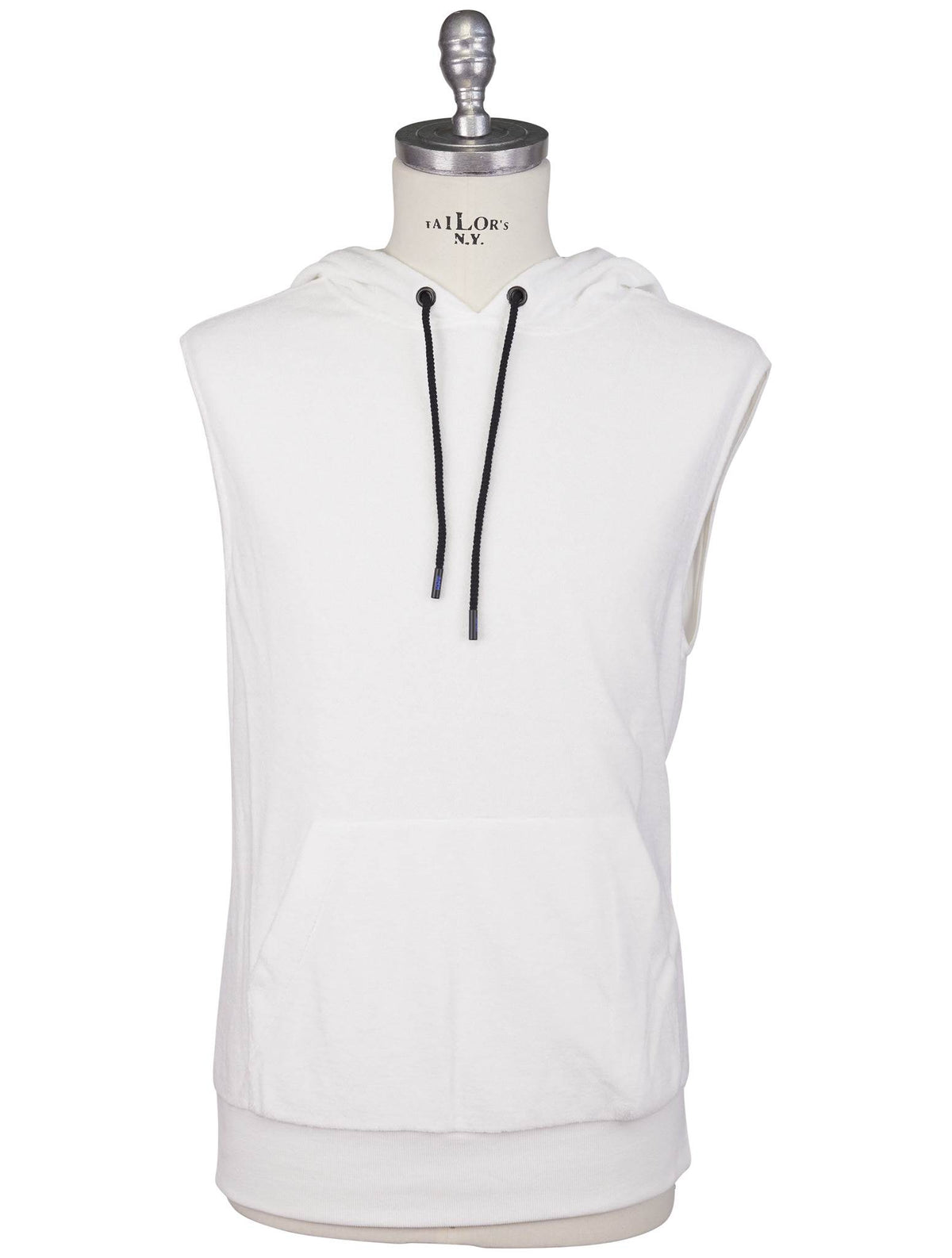 KNT Kiton Knt White Cotton Sweater Gilet White 000