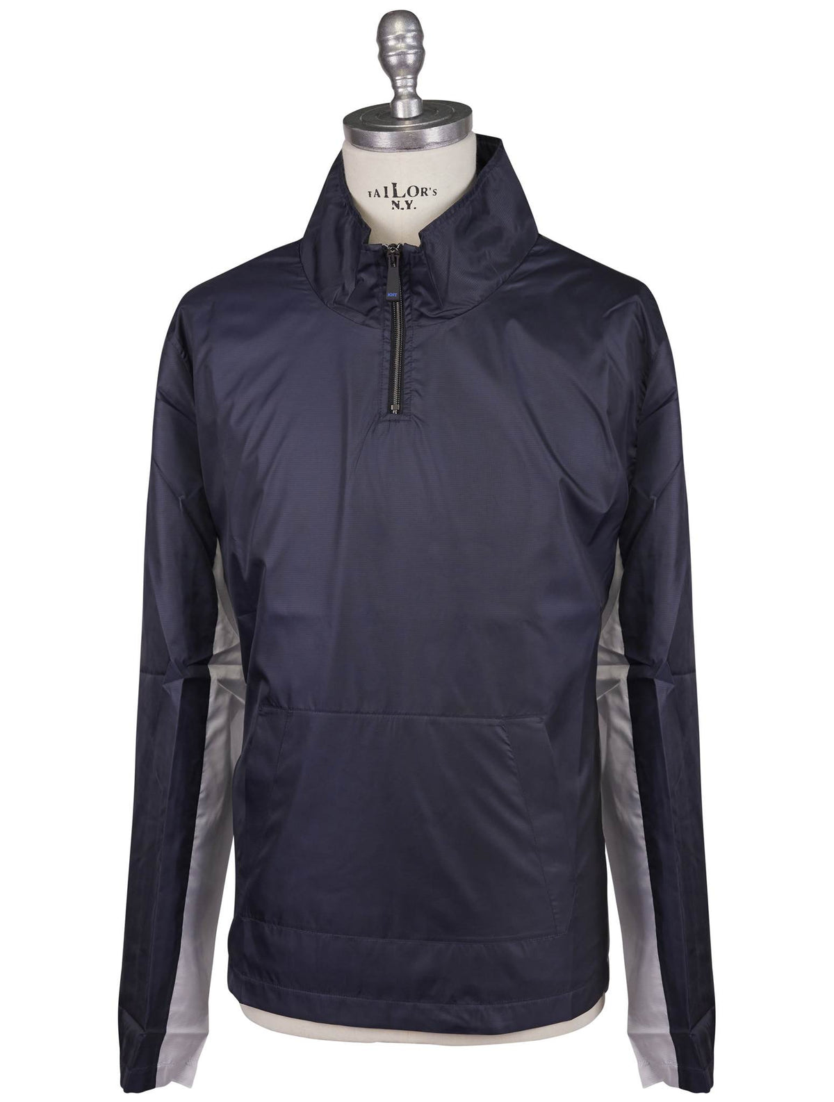 Kiton Knt Blue Pl Coat