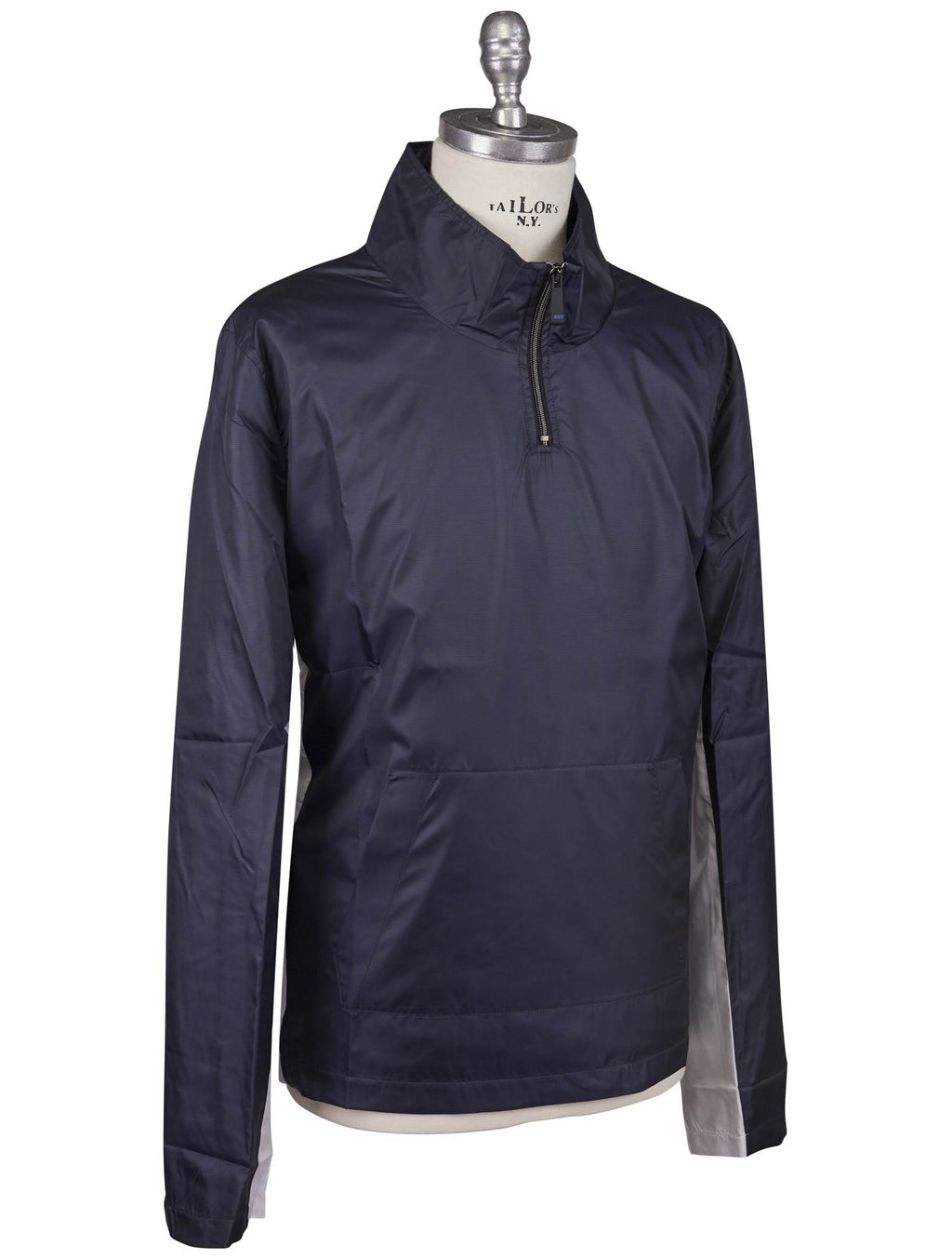 KNT Kiton Knt Blue Pl Coat Blue 001