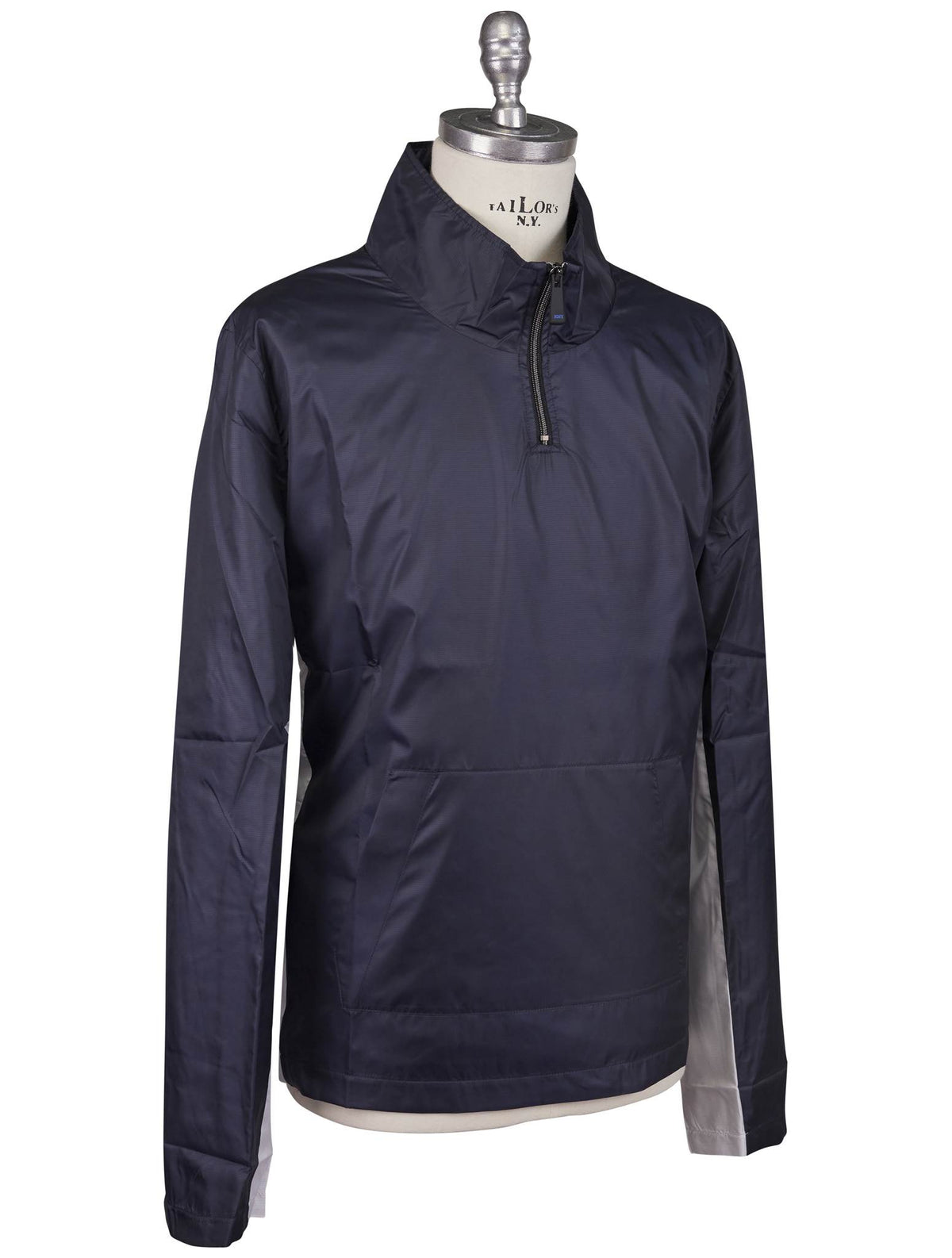 KNT Kiton Knt Blue Pl Coat Blue 001