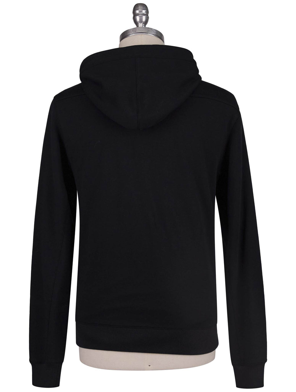 Kiton Knt Black Cotton Sweater