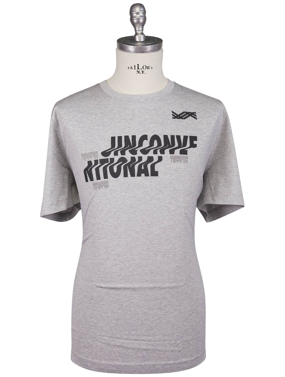 Kiton Knt Gray Cotton T-Shirt