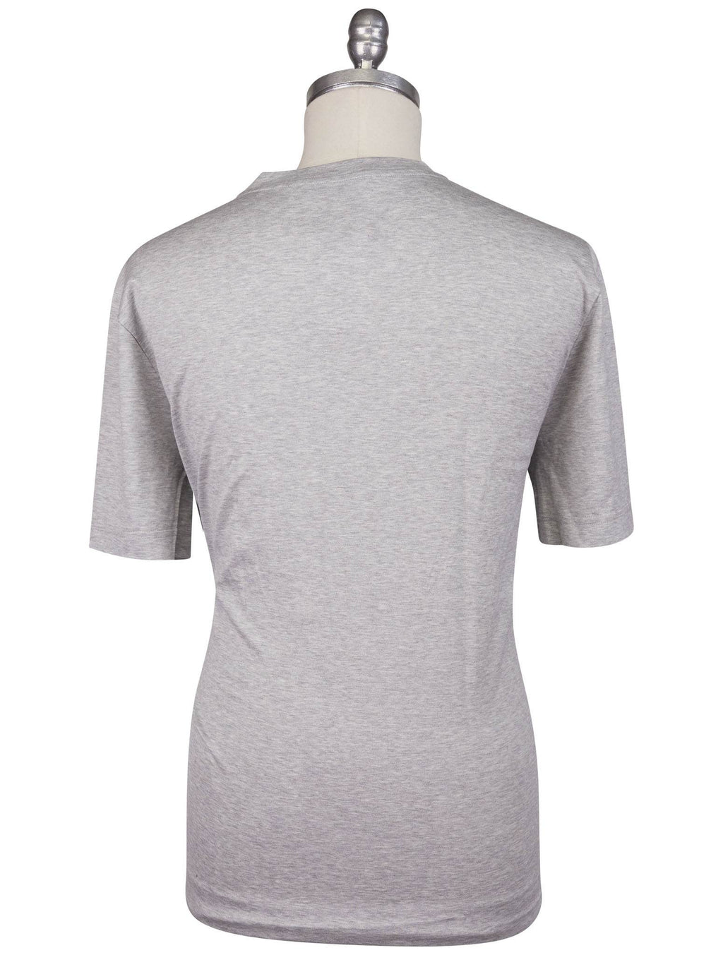 Kiton Knt Gray Cotton T-Shirt