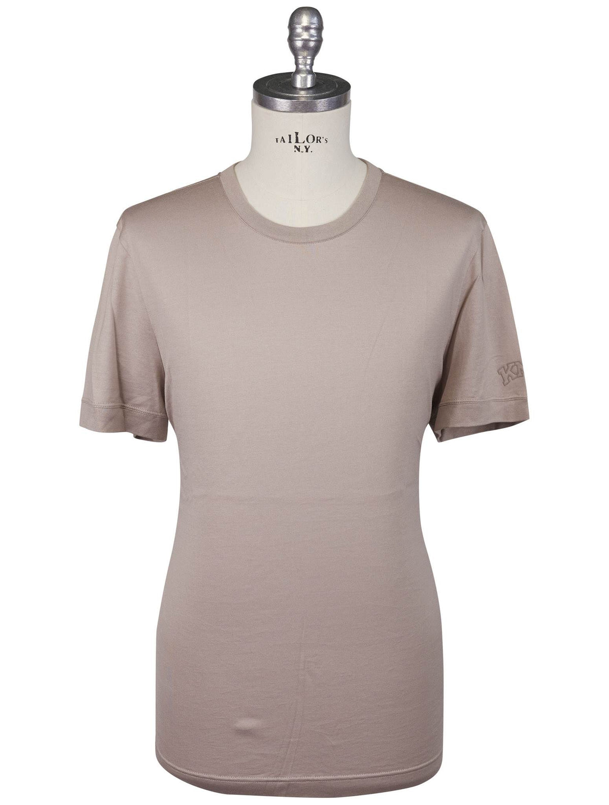 Kiton Knt Brown Cotton T-Shirt