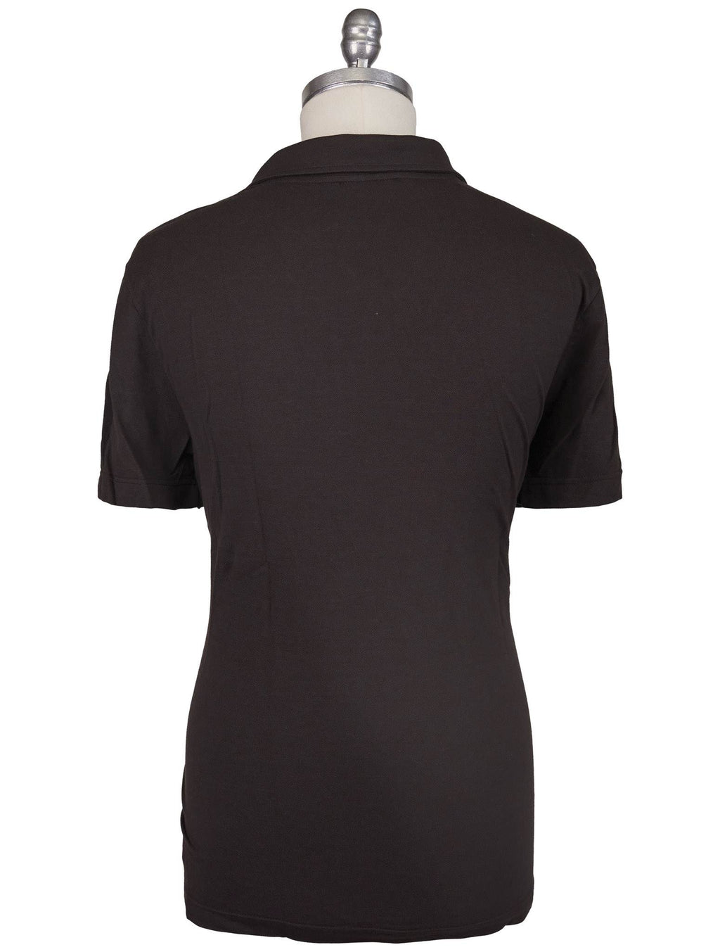 Kiton Knt Brown Cotton Silk Polo
