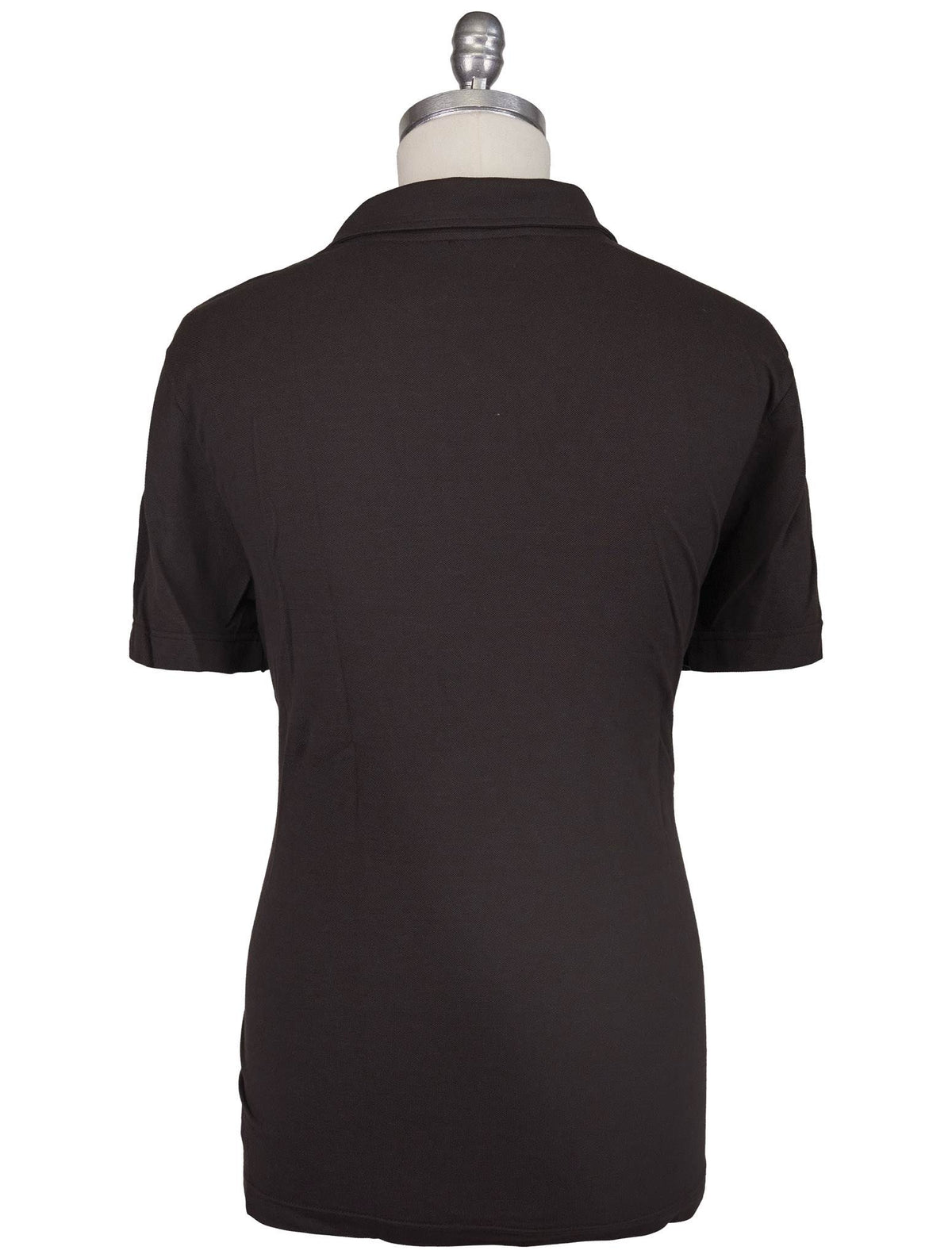 Kiton Knt Brown Cotton Silk Polo