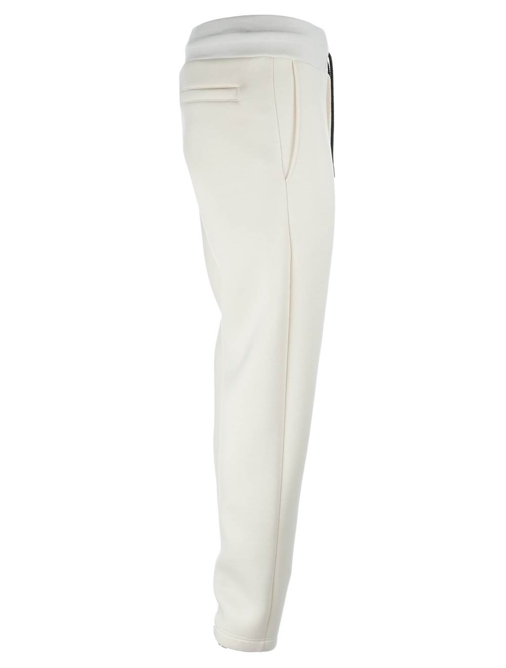 KNT KNT Kiton White Viscose Ea Pants White 001