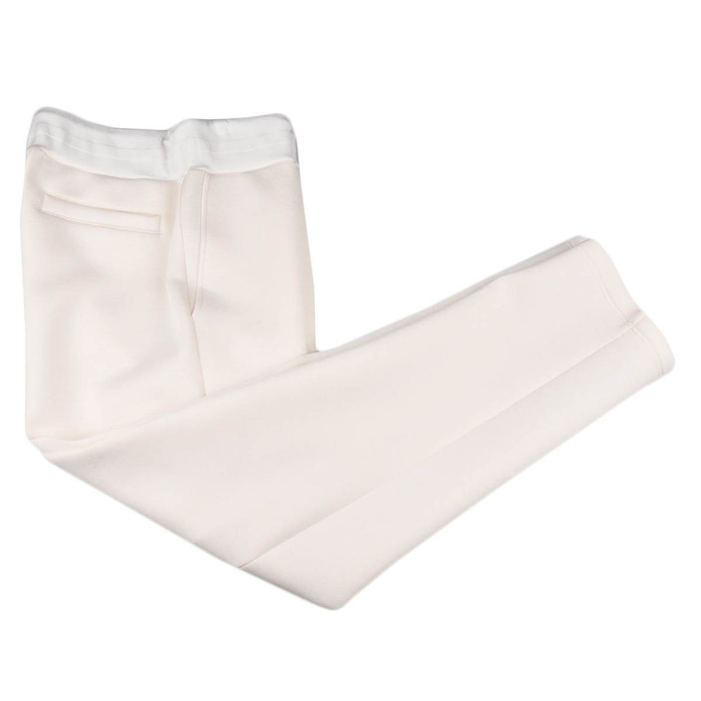 KNT Kiton White Viscose Ea Pants
