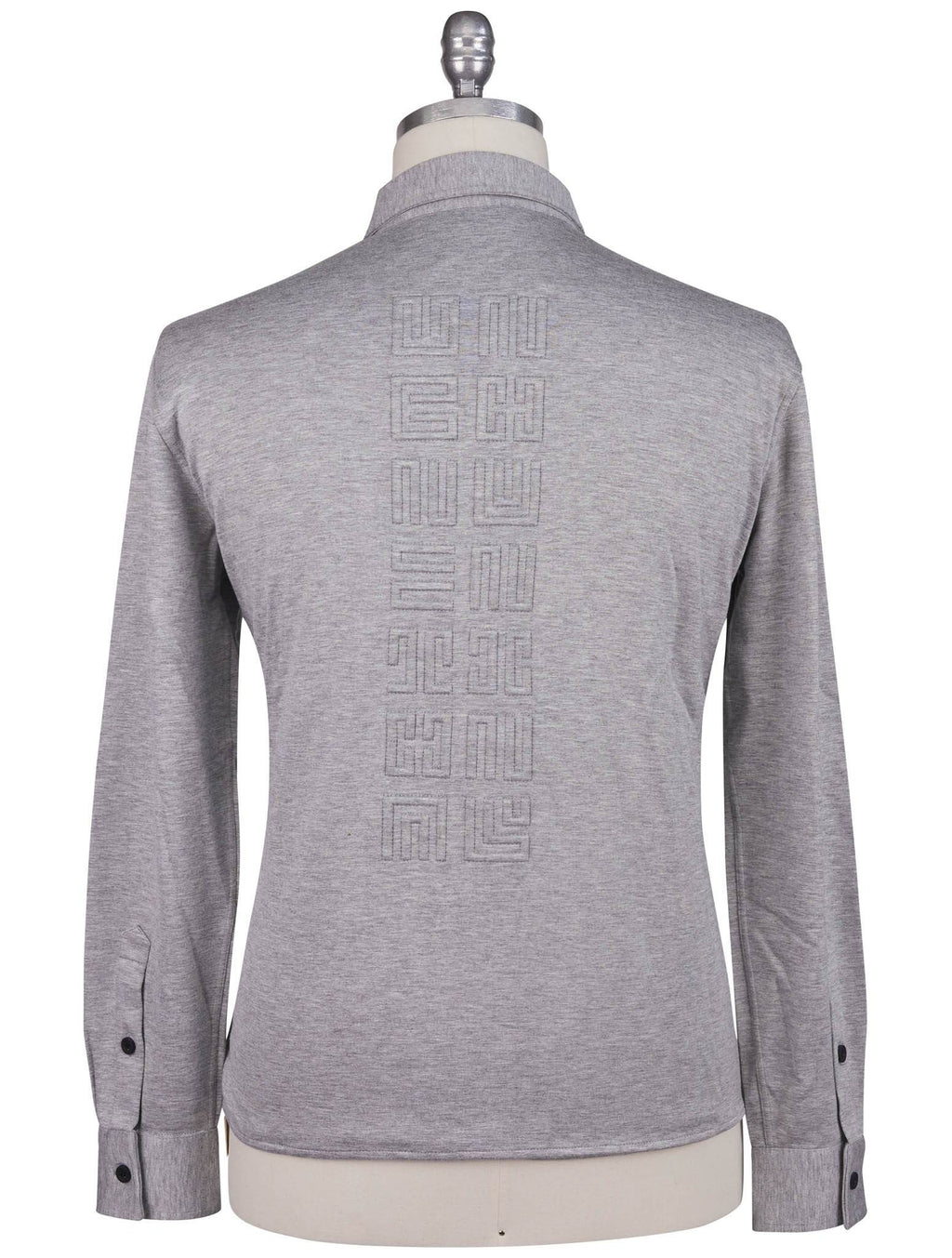 Kiton Knt Gray Viscose Ea Shirt