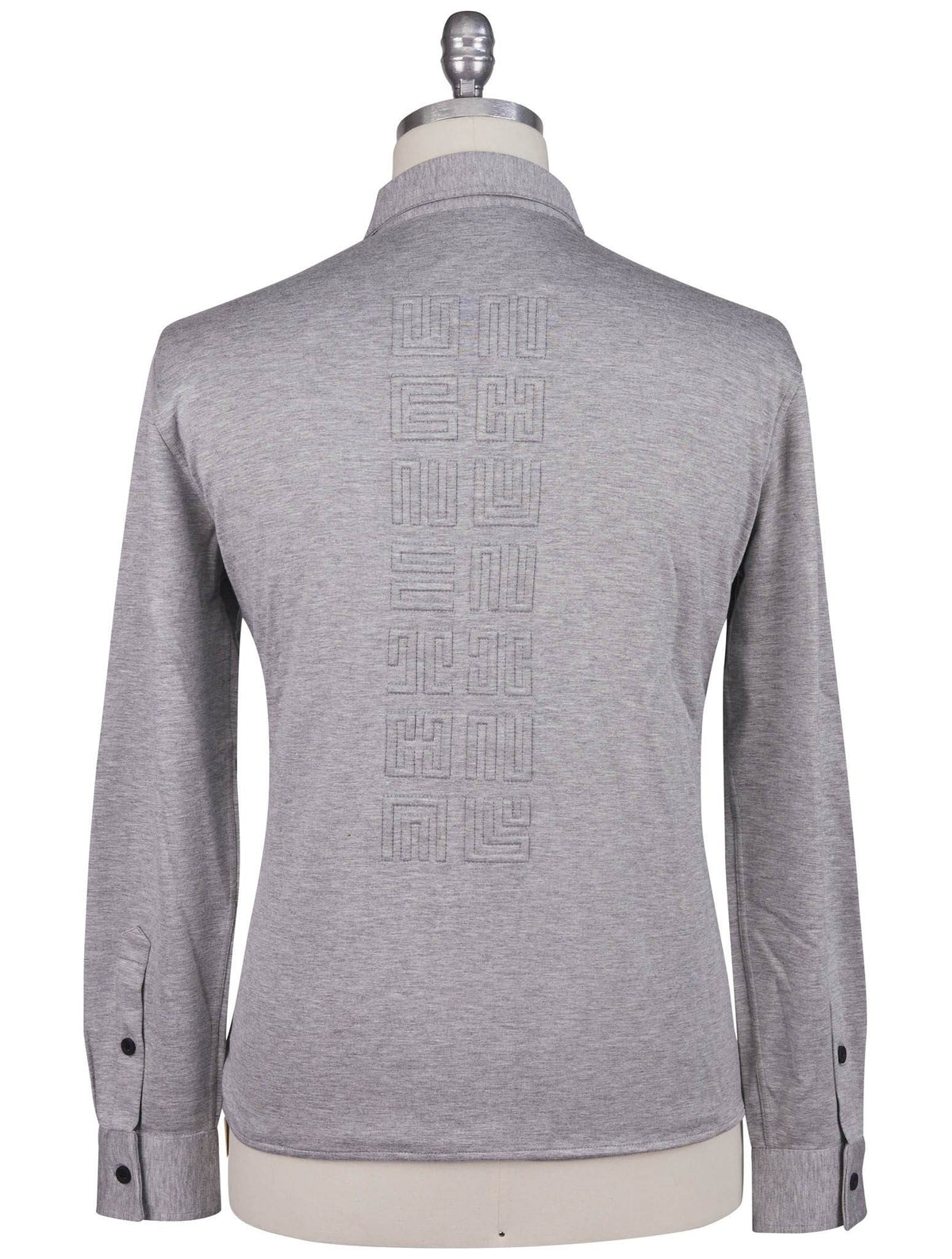 Kiton Knt Gray Viscose Ea Shirt