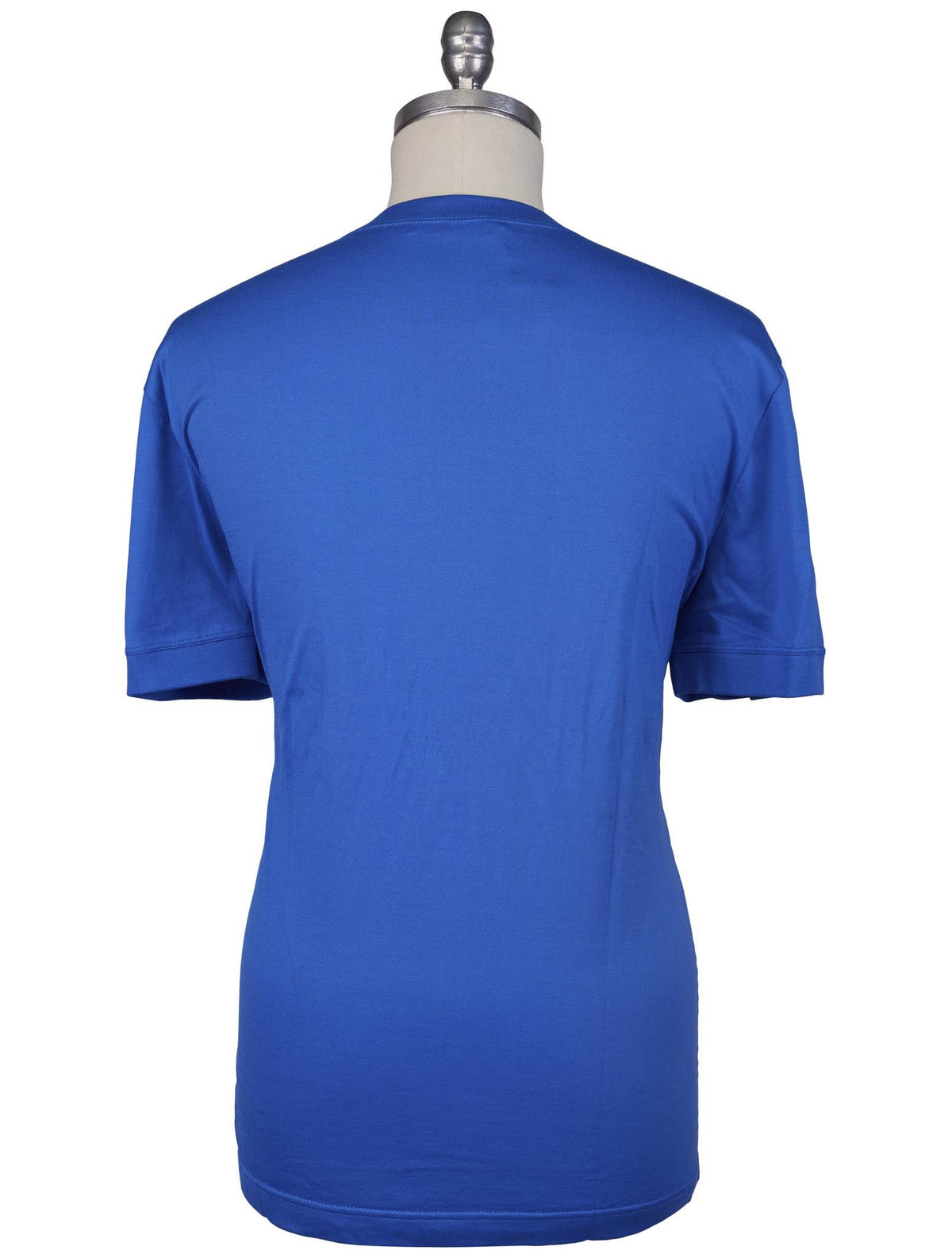 Kiton Knt Blue Cotton T-Shirt