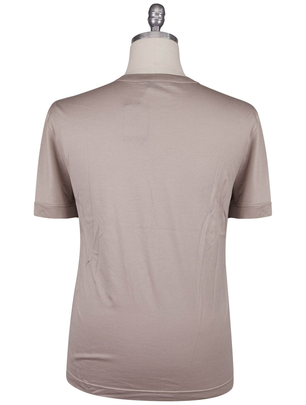 Kiton Knt Beige Cotton T-Shirt