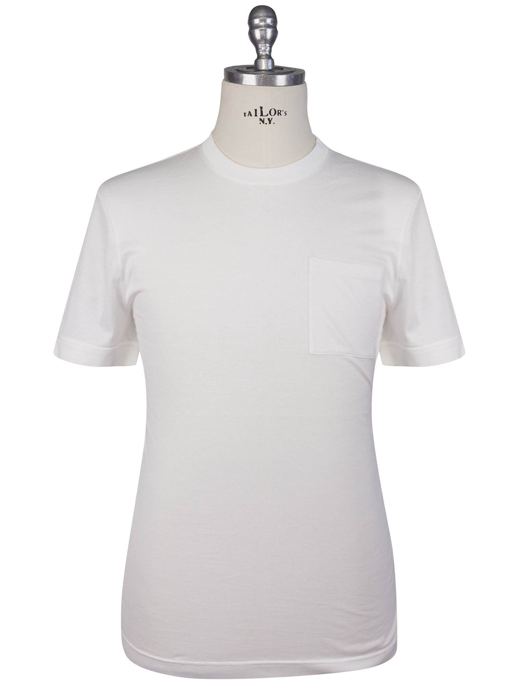 Kiton Kiton Knt White Cotton T-Shirt White 000