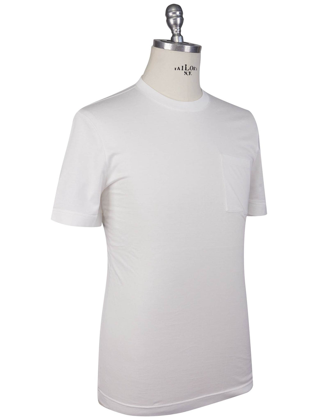 Kiton Kiton Knt White Cotton T-Shirt White 001