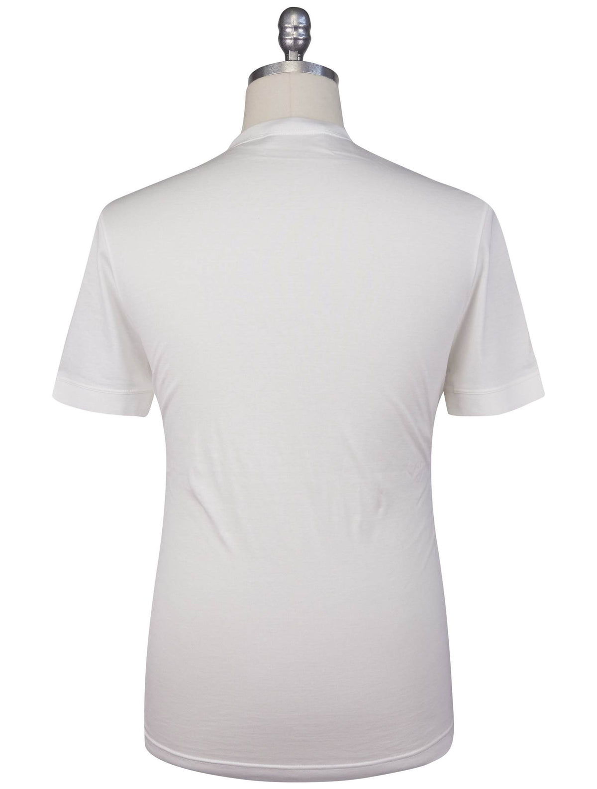 Kiton Knt White Cotton T-Shirt