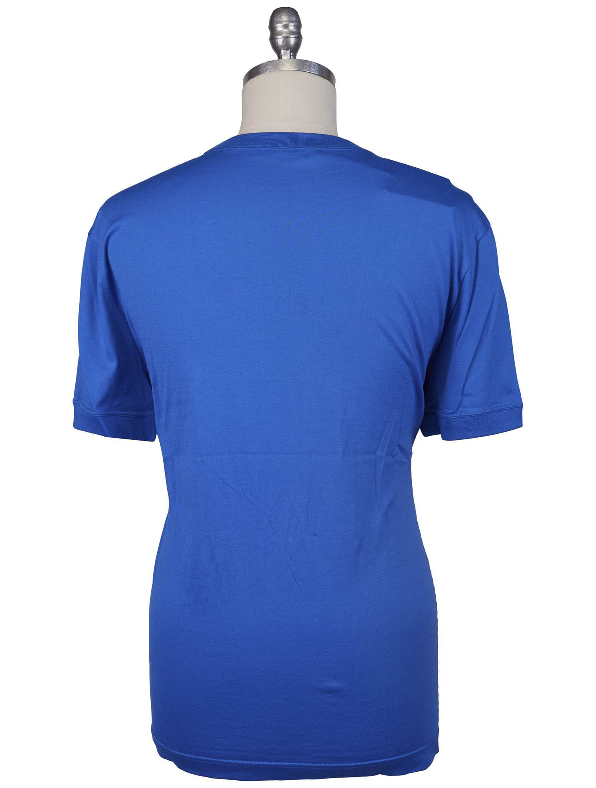 Kiton Knt Blue Cotton T-Shirt