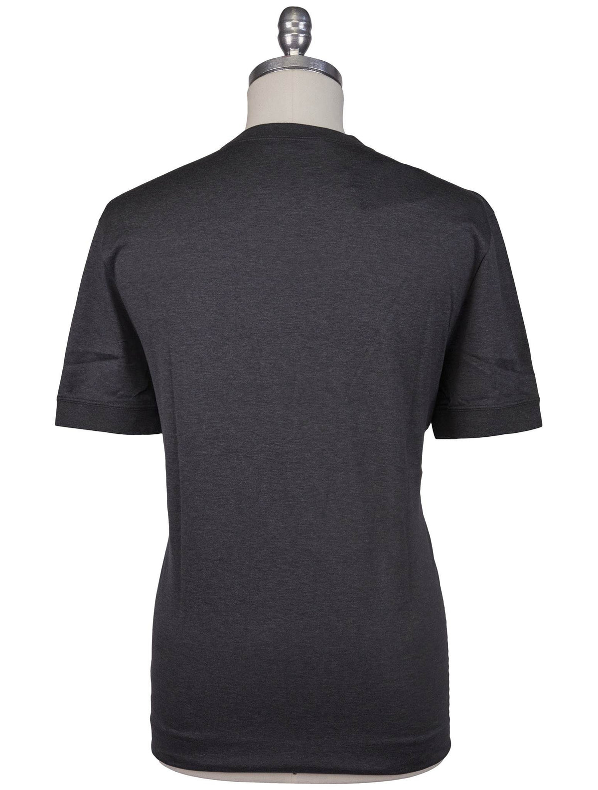 Kiton Knt Gray Cotton T-Shirt