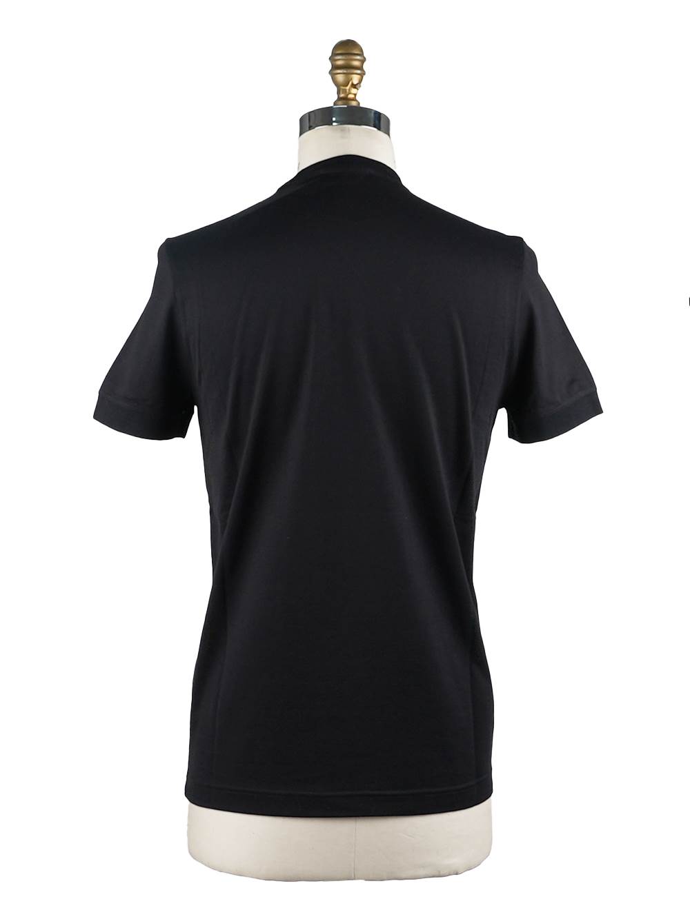 Knt Kiton Black Cotton T-shirt