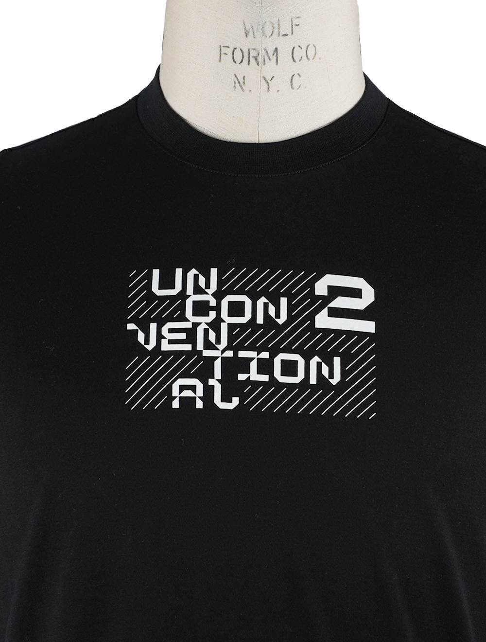 Knt Kiton Black Cotton T-shirt