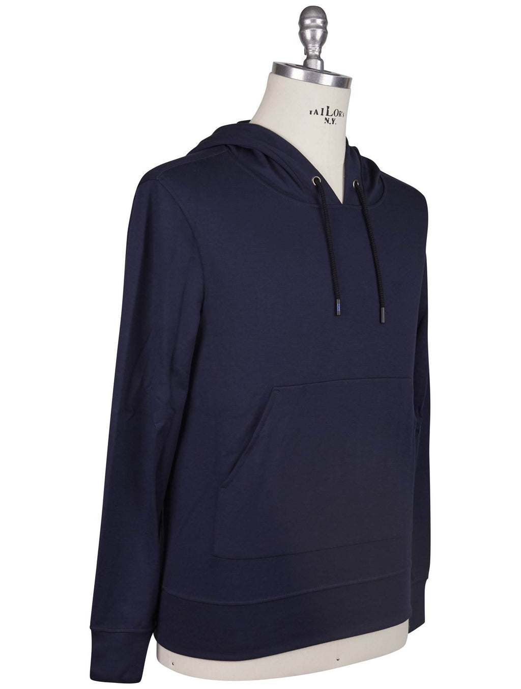KNT Kiton Knt Blue Viscose EA Sweater Blue 001