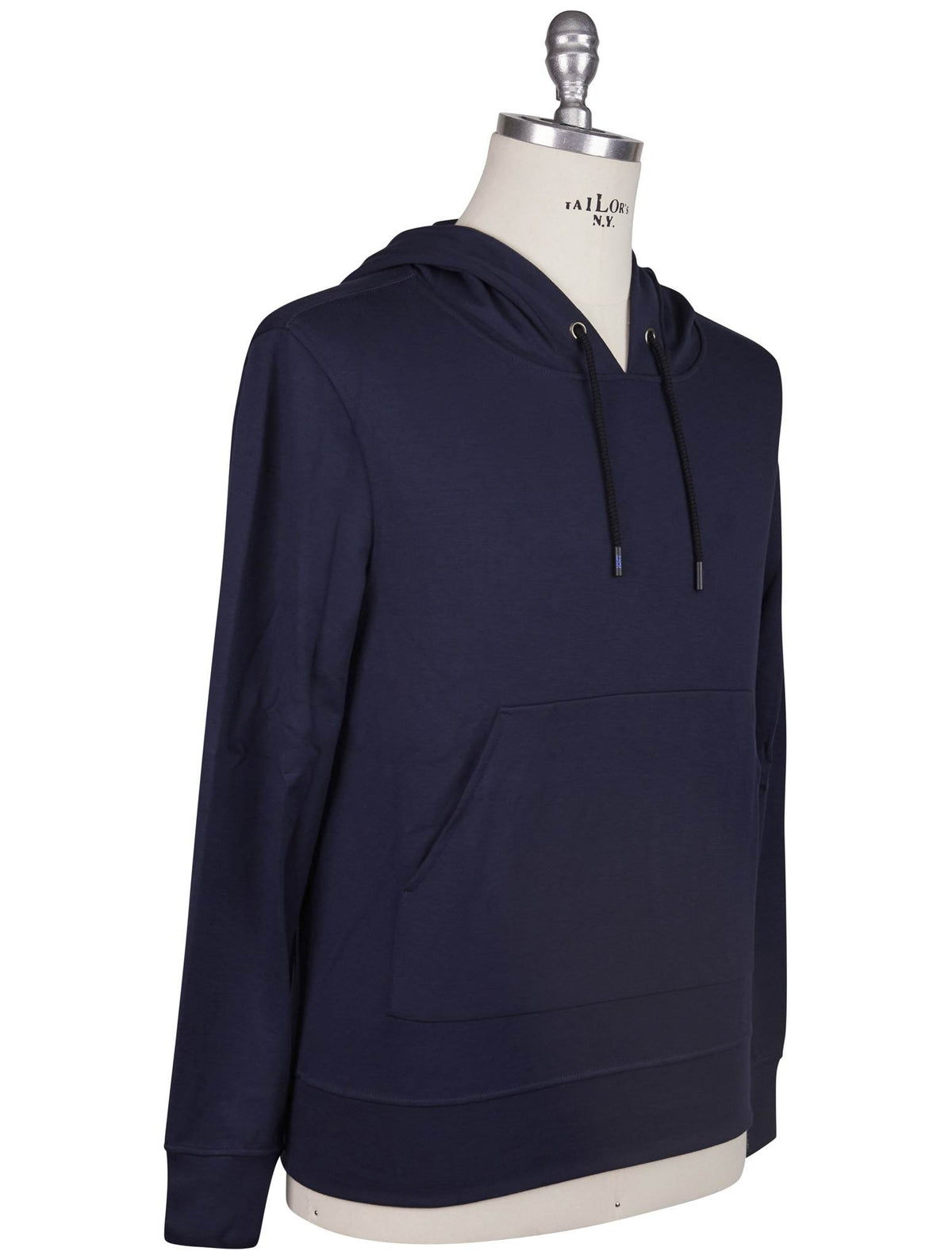 KNT Kiton Knt Blue Viscose EA Sweater Blue 001