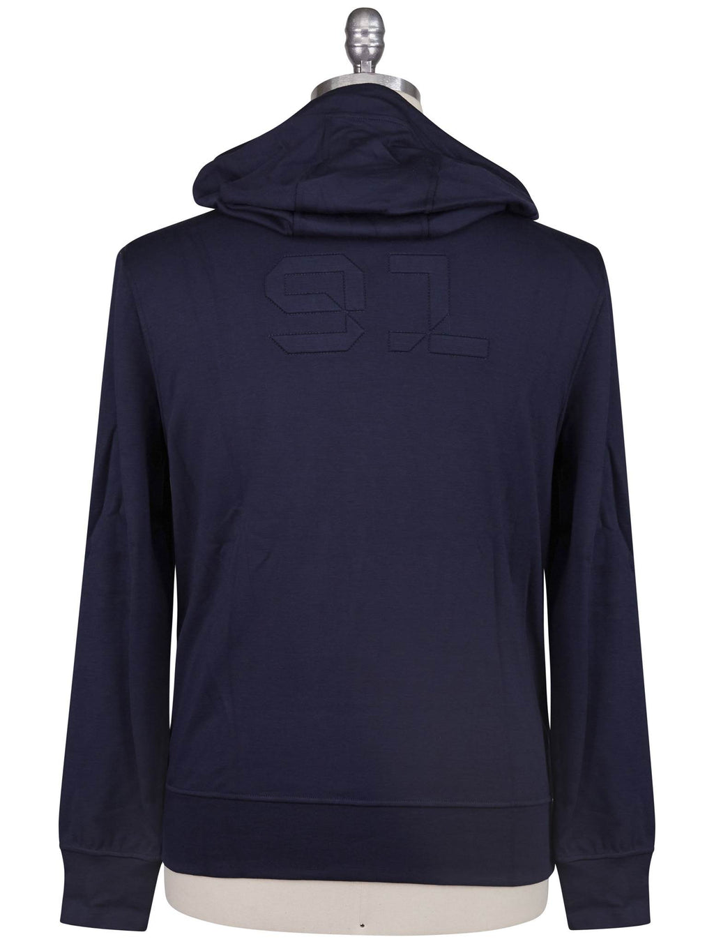 Kiton Knt Blue Viscose EA Sweater