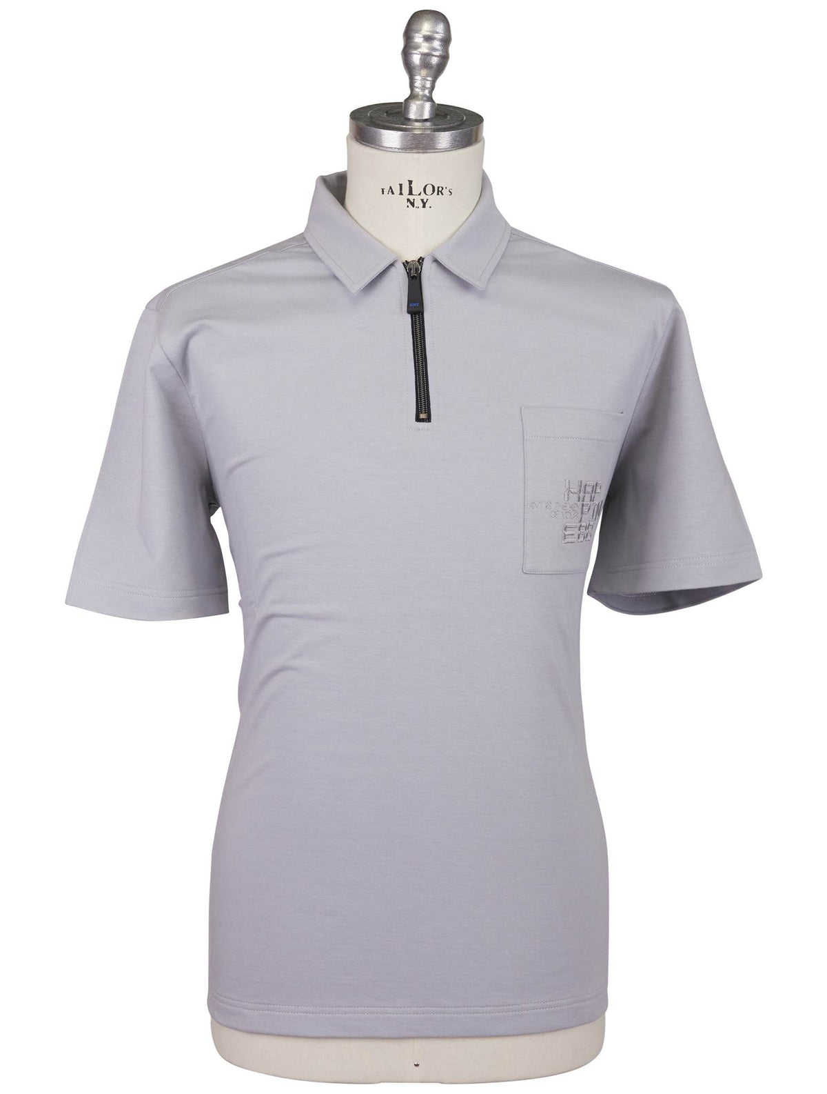 KNT Kiton Knt Gray Cotton EA Polo Gray 000